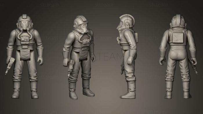 3D model Tie Fighter Pilot (STL)